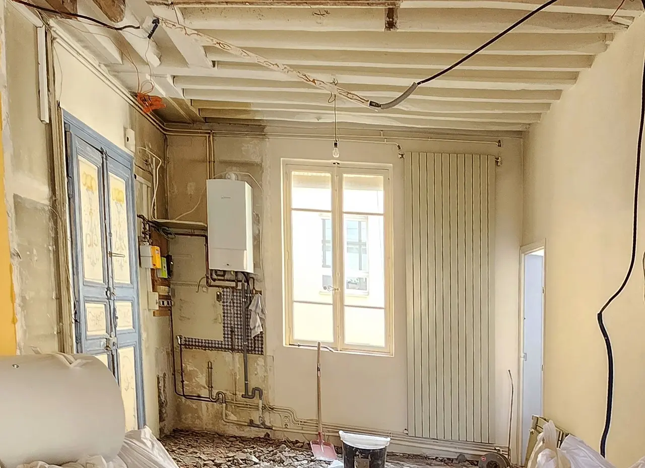 Une pièce avant les travaux.